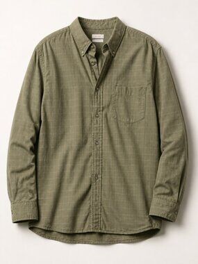 Old Navy Olive Green Lightweight Button-Down Shirt - XXL